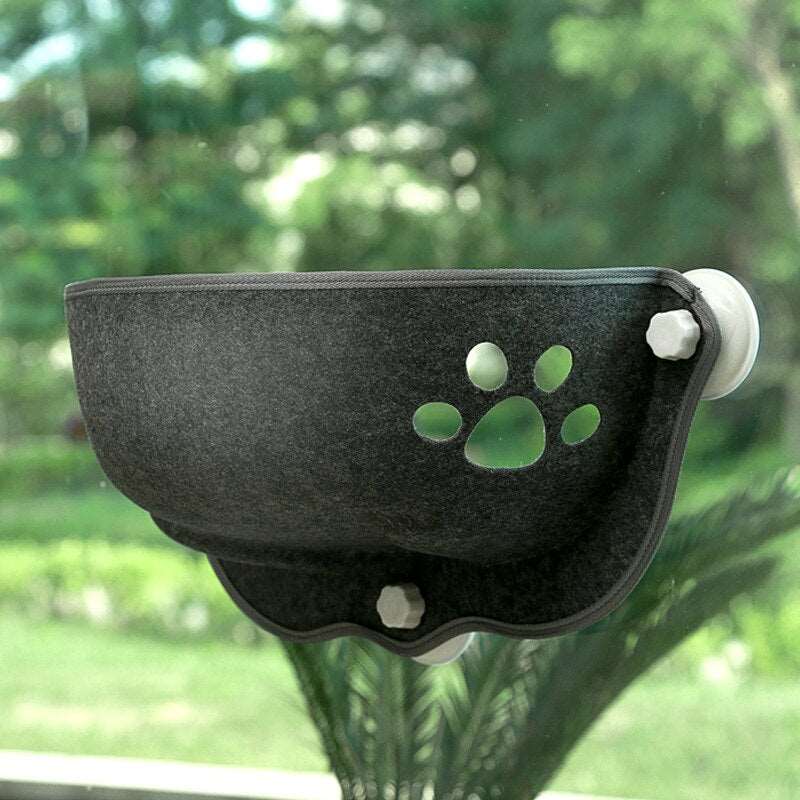Cat Hanging Beds Hammock - Window Mount Cat Hanging Beds Hammock - Window Mount Furvenzy Black 2