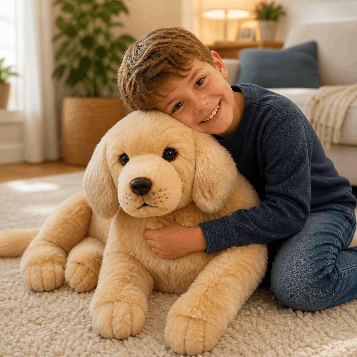 Realistic Big Size Golden Retriever Plush Dog Realistic Big Size Golden Retriever Plush Dog