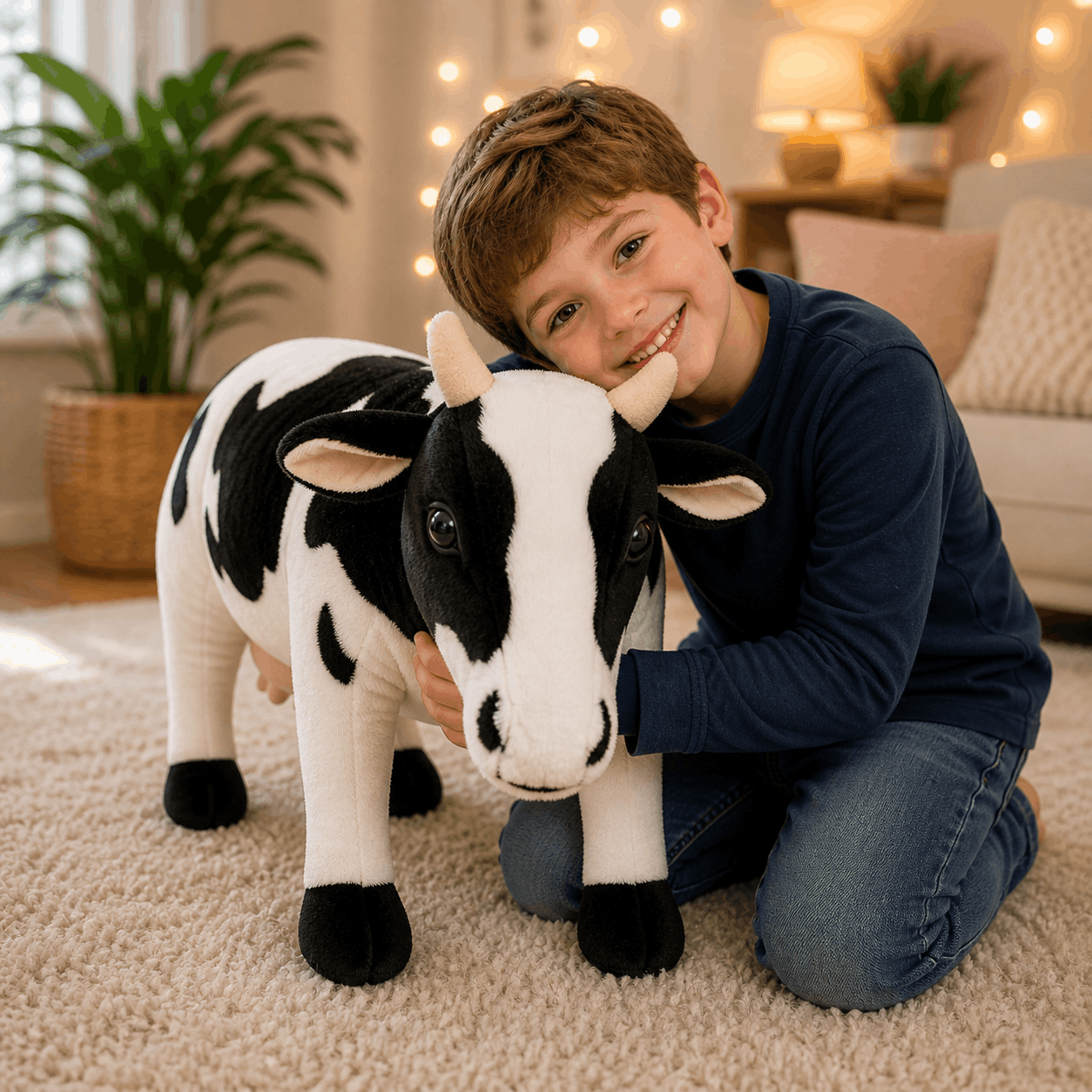 Realistic Cow Plush Stuffed Toy Realistic Cow Plush Stuffed Toy