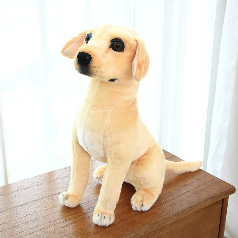 Realistic Labrador Dog Simulation Toy Realistic Labrador Dog Simulation Toy Furvenzy Sitting 40cm