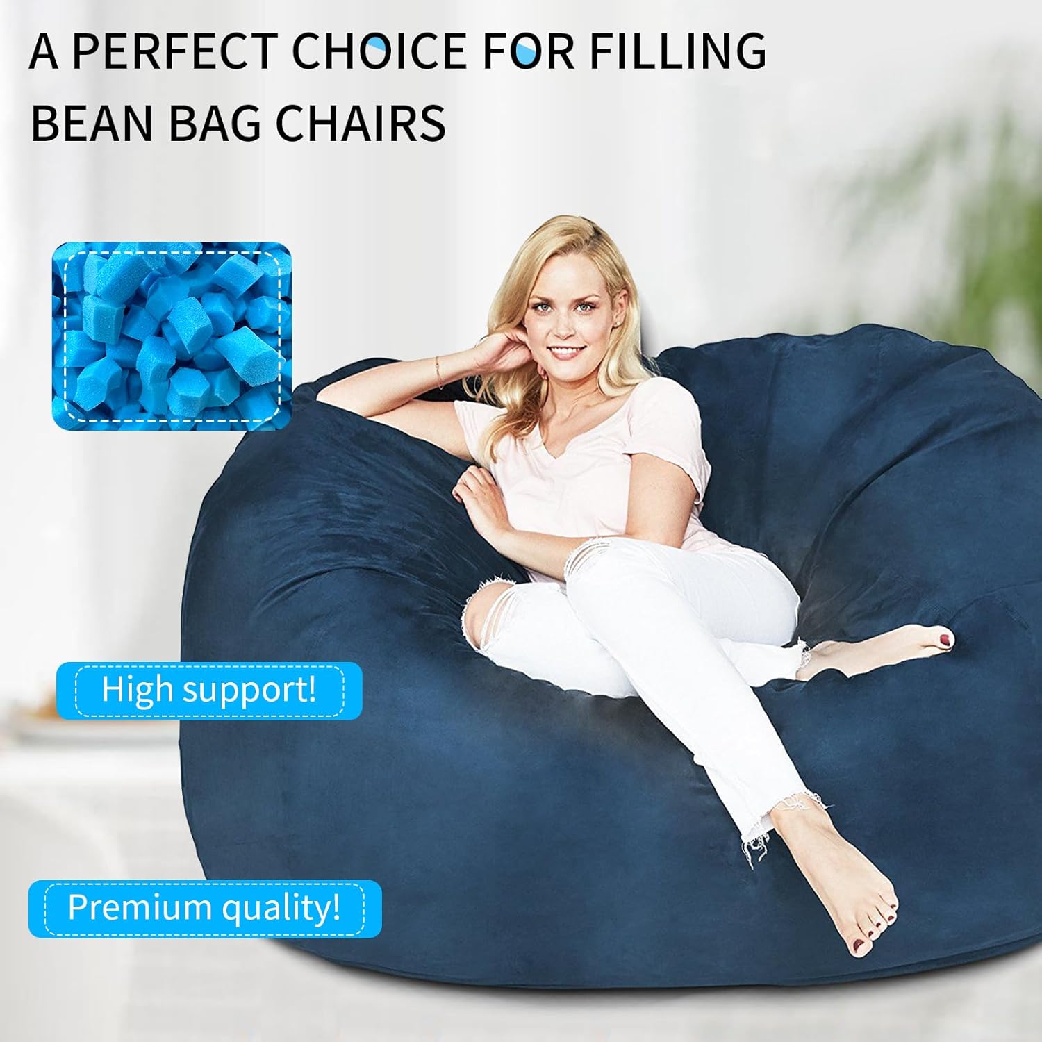 Giant Bean Bag Filler - 40 Pounds Giant Bean Bag Filler - 40 Pounds Furvenzy