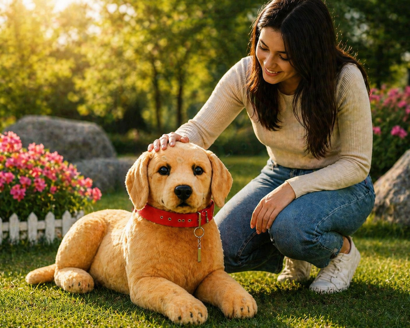 Realistic Life size Golden Retriever Plush Dog Realistic Life size Golden Retriever Plush Dog