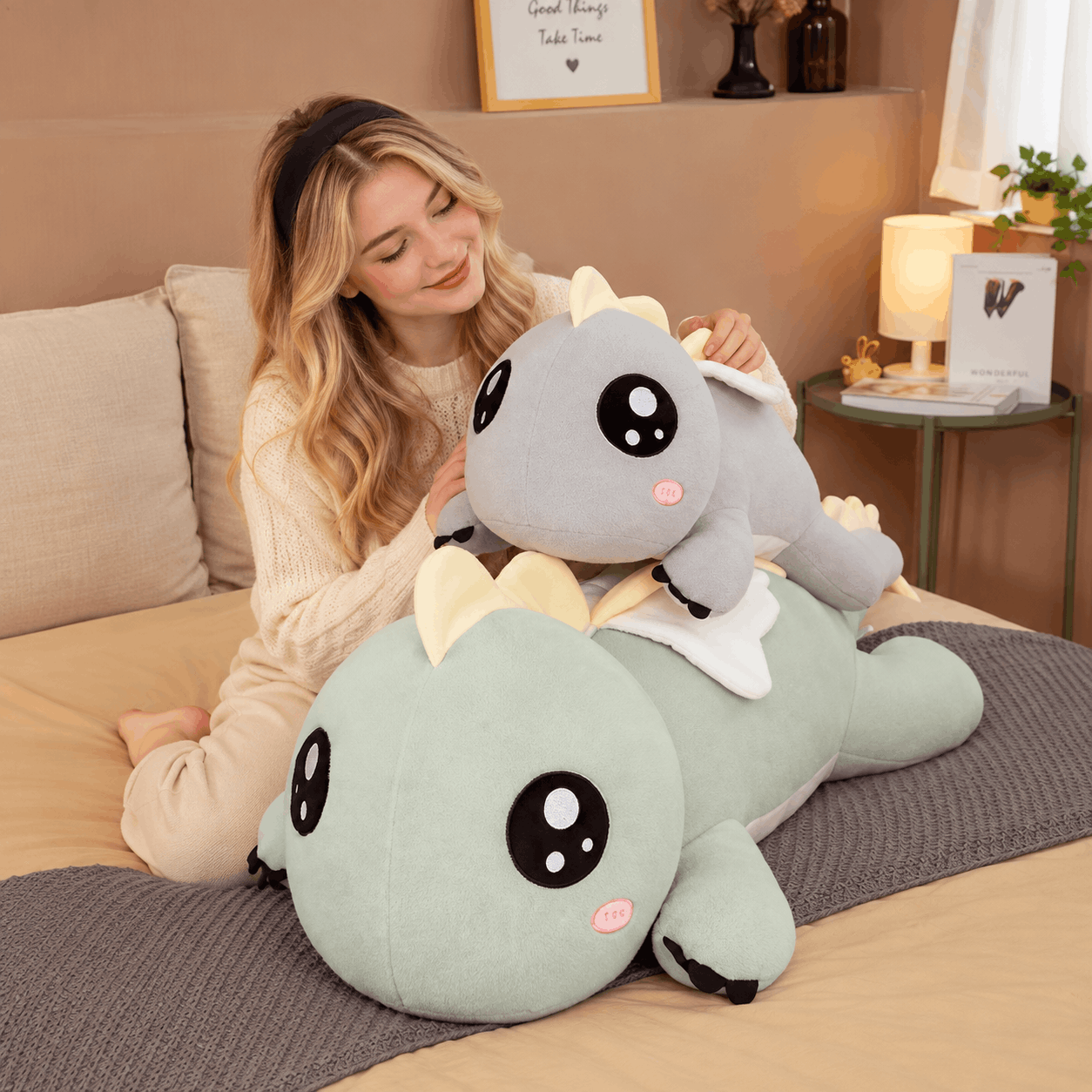 Squishmallow Big Dinosaur Plush Toy Stuffed Animal Pillow Squishmallow Big Dinosaur Plush Toy Stuffed Animal Pillow