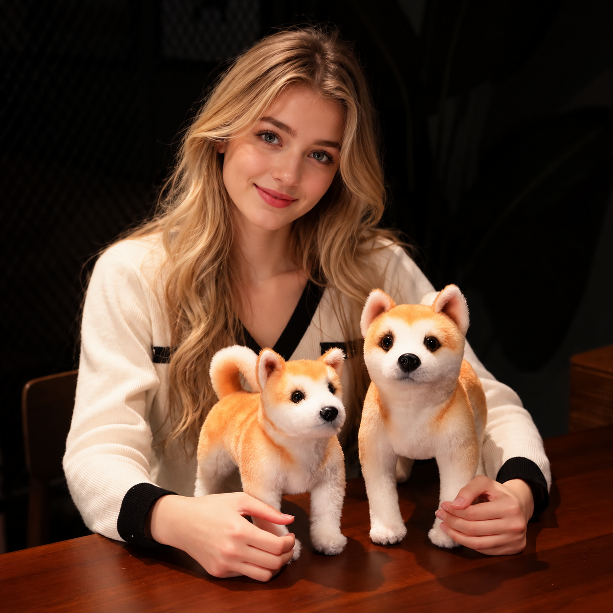 Realistic Akita Dog Plush Stuffed Toy Realistic Akita Dog Plush Stuffed Toy