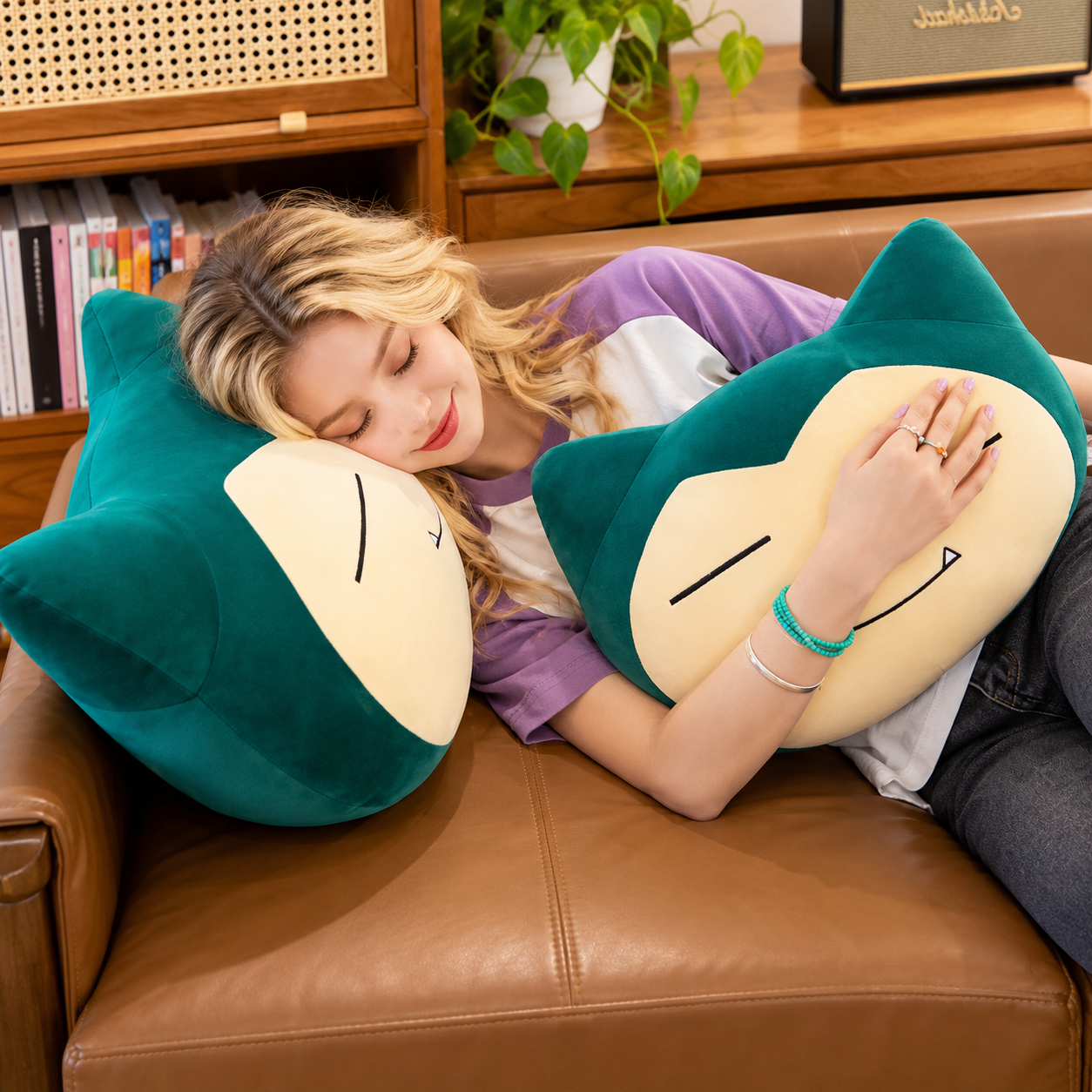 Pokemon Snorlax Plush Pillow – Cute Oversized Stuffed Animal Pokemon Snorlax Plush Pillow – Cute Oversized Stuffed Animal