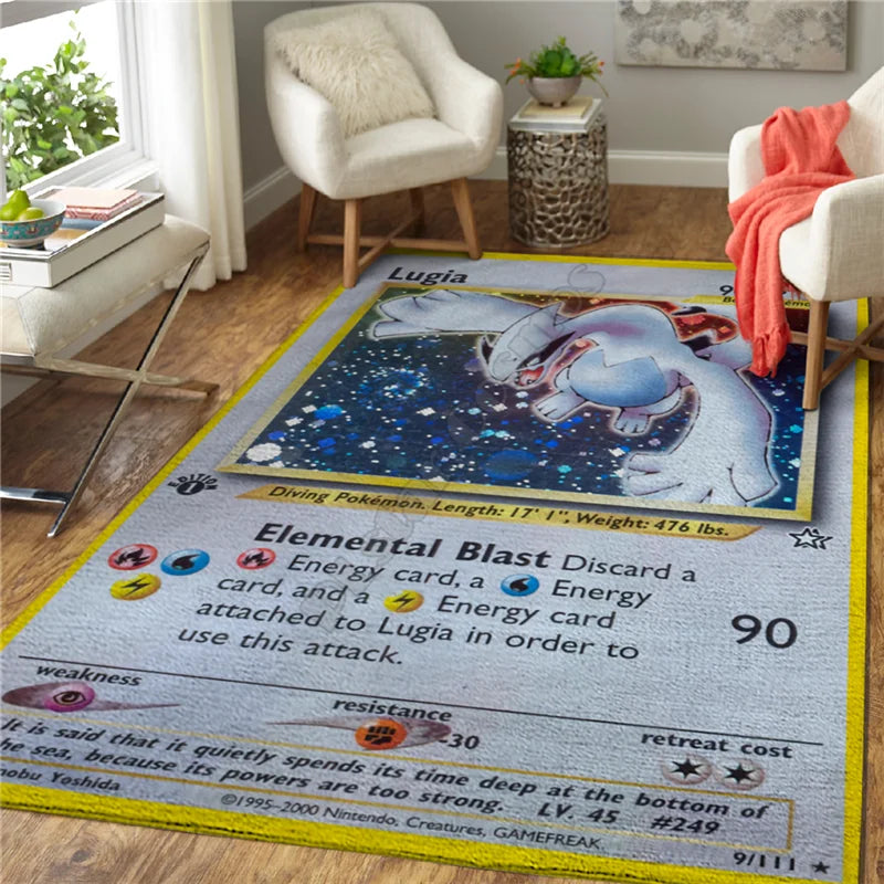 Pokémon Anime Character Area Rug Carpet Pokémon Anime Character Area Rug Carpet Furvenzy 9 90x120cm