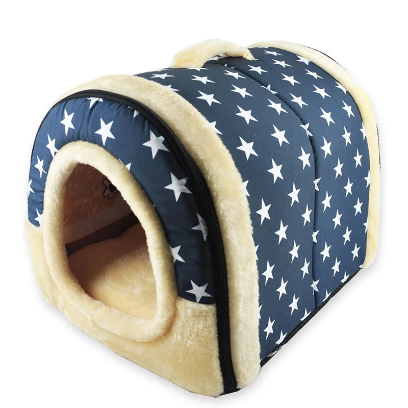Indoor Foldable Dog House Cave Indoor Foldable Dog House Cave Furvenzy