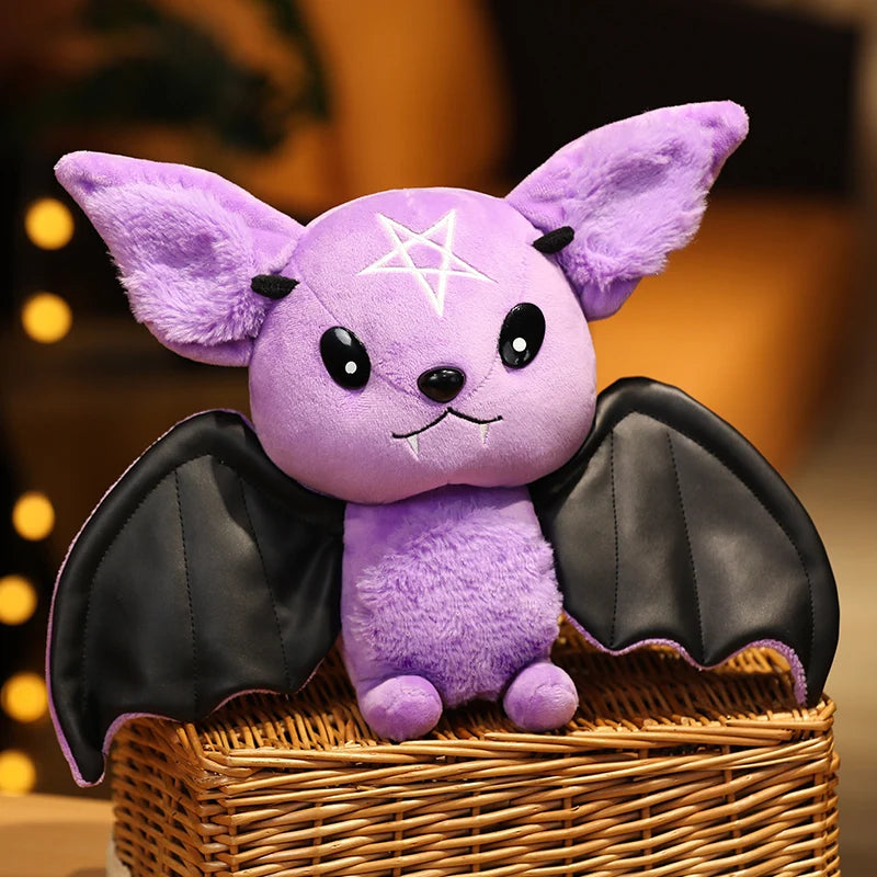 Halloween Stuffed Animal Vampire Plush Bat Toy Halloween Stuffed Animal Vampire Plush Bat Toy Furvenzy Purple 30cm