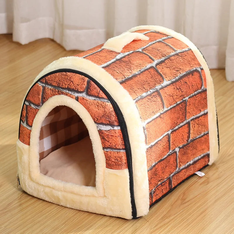 Indoor Foldable Dog House Cave Indoor Foldable Dog House Cave Furvenzy 7 S - 35x30x28cm - 7 Kg Pet