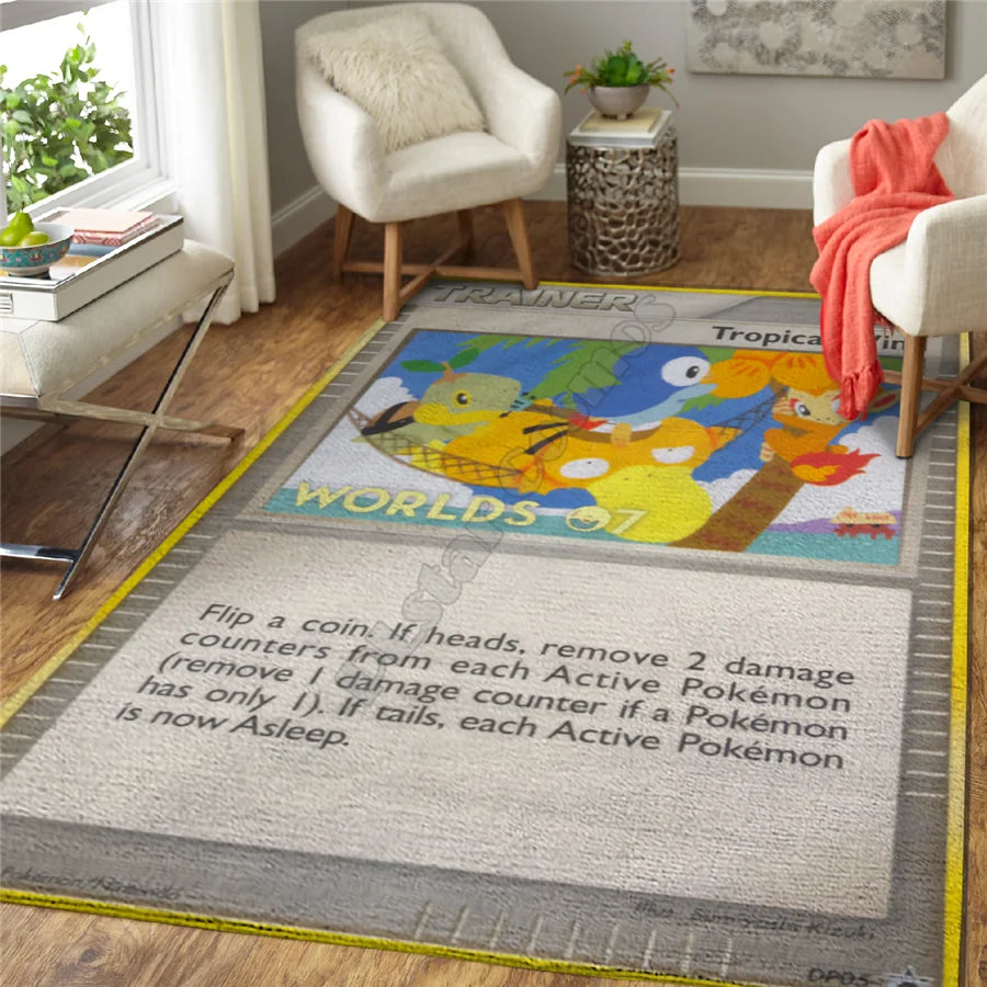 Pokémon Anime Character Area Rug Carpet Pokémon Anime Character Area Rug Carpet Furvenzy