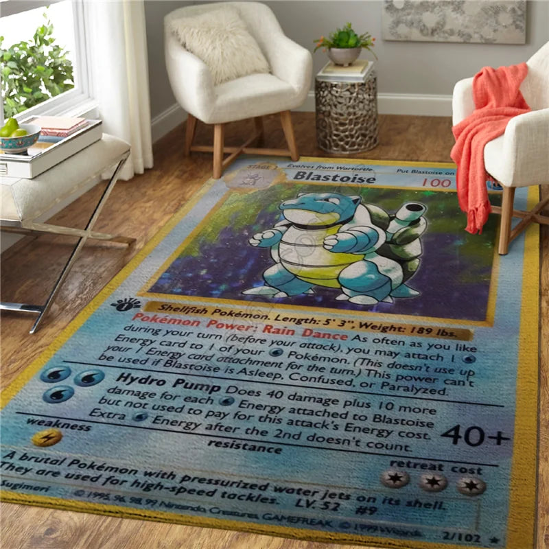 Pokémon Anime Character Area Rug Carpet Pokémon Anime Character Area Rug Carpet Furvenzy 10 90x120cm