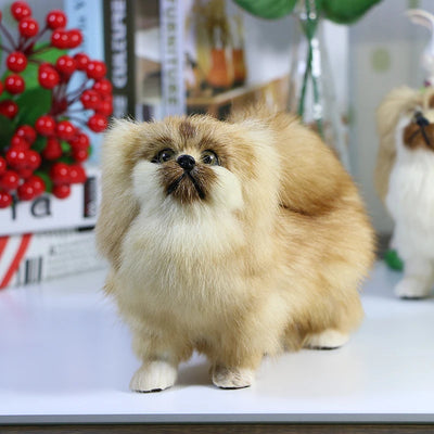 Realistic Pekingese Dog Plush Toy 1