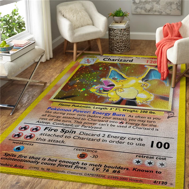 Pokémon Anime Character Area Rug Carpet Pokémon Anime Character Area Rug Carpet Furvenzy 8 90x120cm