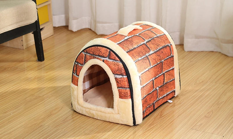 Indoor Foldable Dog House Cave Indoor Foldable Dog House Cave Furvenzy