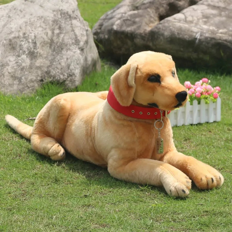 Realistic Life size Golden Retriever Plush Dog 1