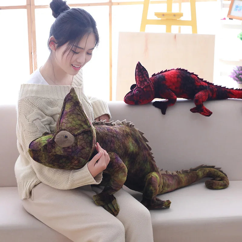 Realistic Chameleon Plush Stuffed Toy Realistic Chameleon Plush Stuffed Toy Furvenzy