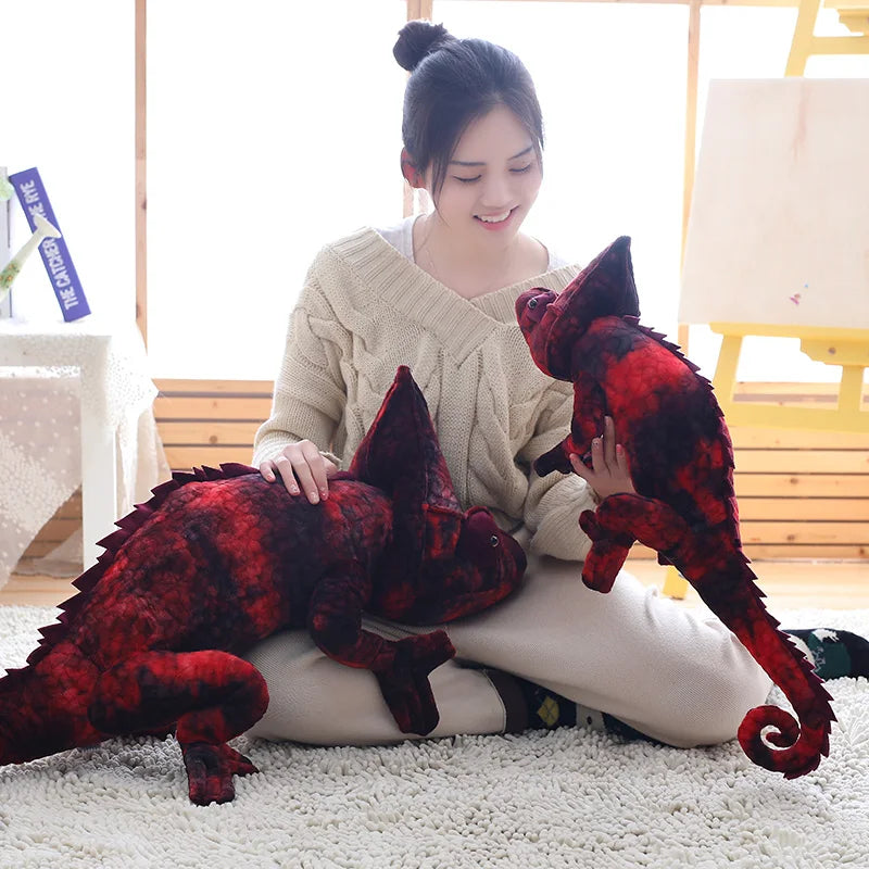 Realistic Chameleon Plush Stuffed Toy Realistic Chameleon Plush Stuffed Toy Furvenzy