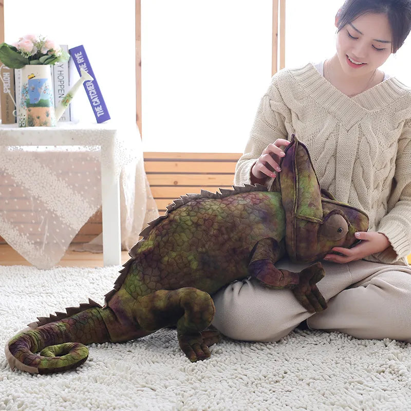 Realistic Chameleon Plush Stuffed Toy Realistic Chameleon Plush Stuffed Toy Furvenzy