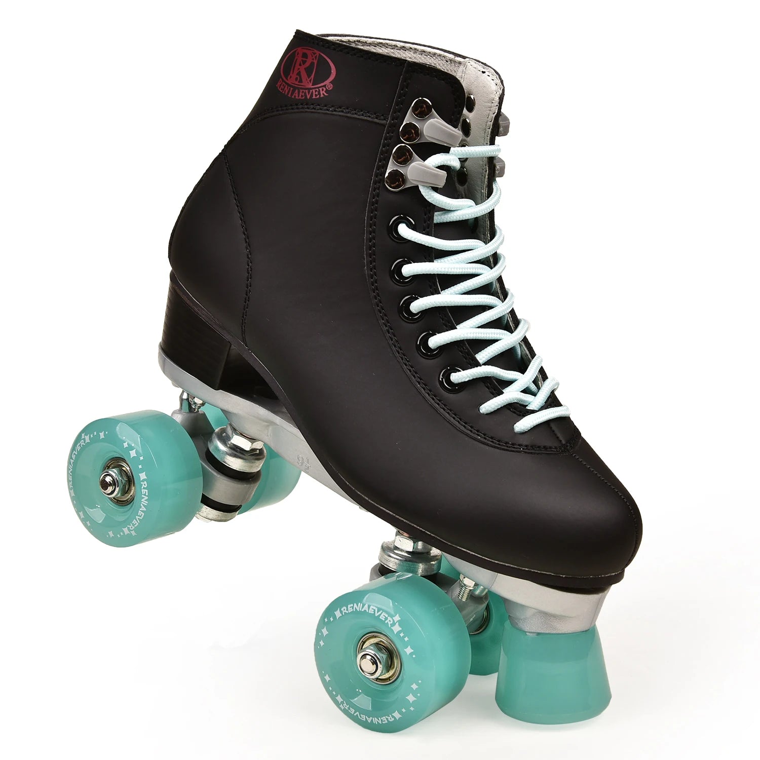 Double Line Roller Skates for Men & Women Double Line Roller Skates for Men & Women Furvenzy Green Men's 4 (Ladies 5)