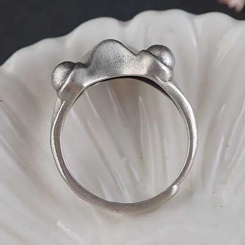 Artistic Frog & Toad Statement Ring – Retro Silver-Tone Adjustable Unisex Jewelry Artistic Frog & Toad Statement Ring – Retro Silver-Tone Adjustable Unisex Jewelry