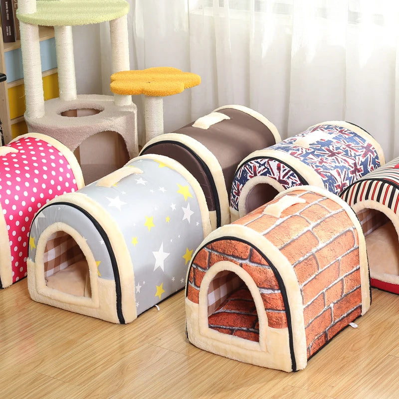 Indoor Foldable Dog House Cave Indoor Foldable Dog House Cave Furvenzy