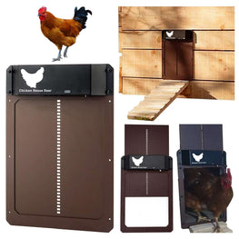 Automatic Chicken Coop Door with Light Sensing Furvenzy