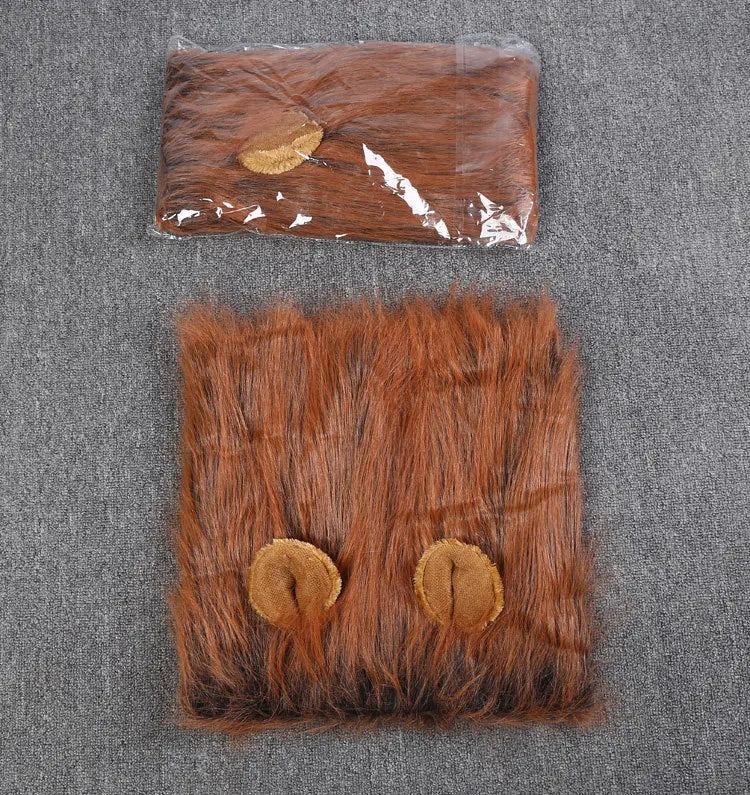 Golden Retriever Costume Hat Golden Retriever Costume Hat Furvenzy Dark Brown M - Head 56cm