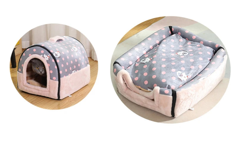 Indoor Foldable Dog House Cave Indoor Foldable Dog House Cave Furvenzy