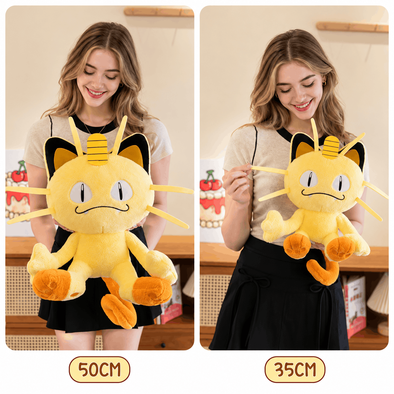 Pokemon Meowth Plush Toy – Giant Cute Stuffed Animal Pillow Pokemon Meowth Plush Toy – Giant Cute Stuffed Animal Pillow