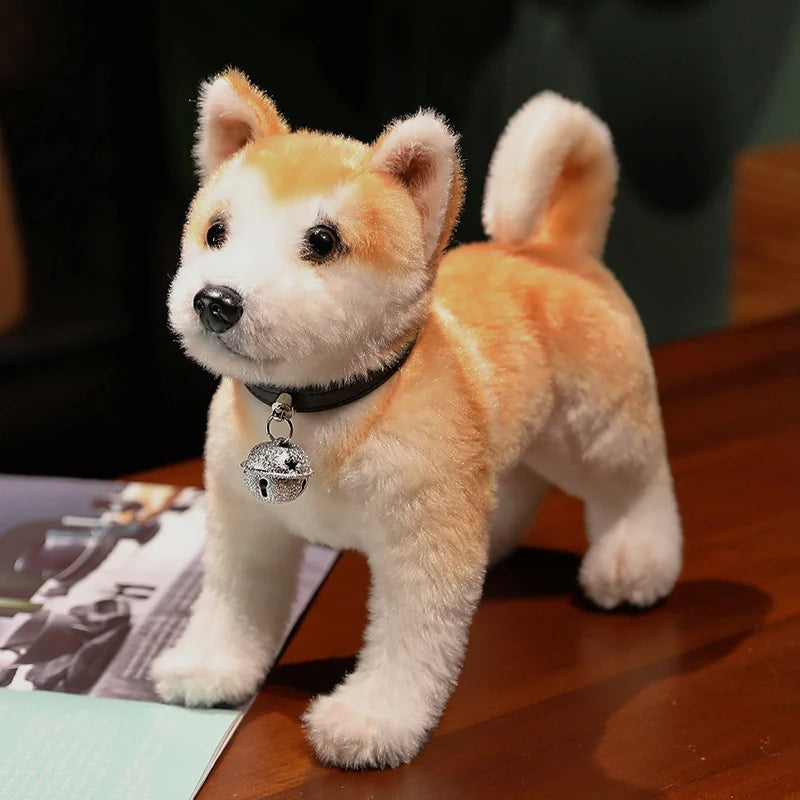 Realistic Akita Dog Plush Stuffed Toy Realistic Akita Dog Plush Stuffed Toy