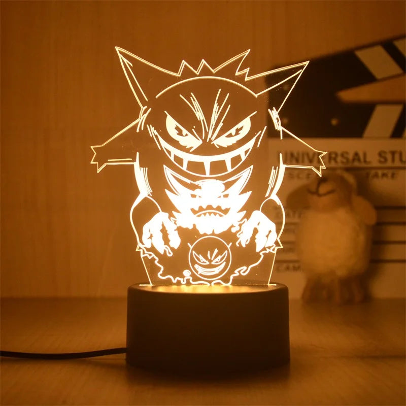 Pokemon Pikachu LED 3D Night Light Pokemon Pikachu LED 3D Night Light - Furvenzy