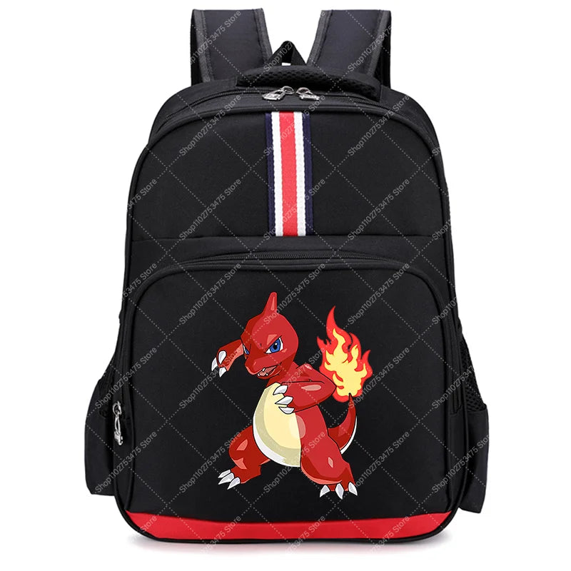 Pokemon Squirtle & Psyduck Backpack – Large Capacity School Bag Pokemon Squirtle & Psyduck Backpack – Large Capacity School Bag