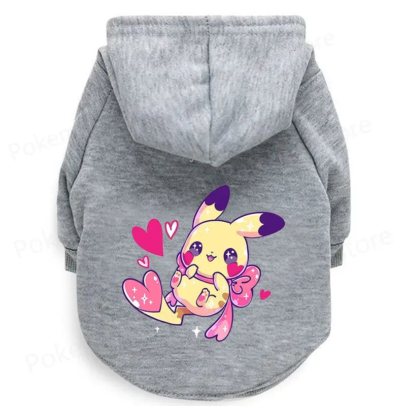 Pokemon Pikachu Dog Hoodies Pokemon Pikachu Dog Hoodies Furvenzy DGG675 S