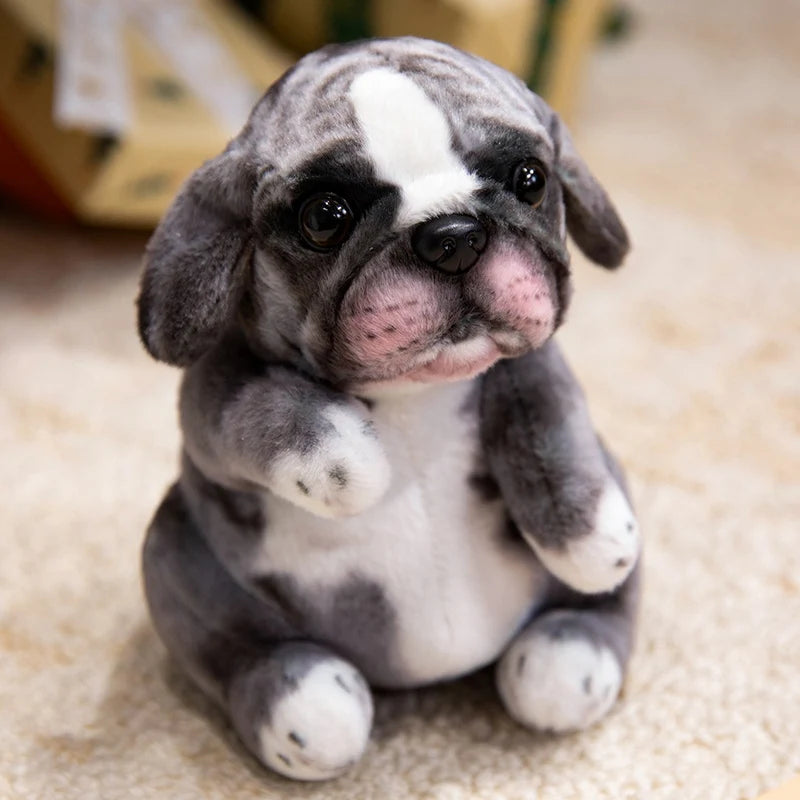 Realistic Poodle & Pug Puppy Plush Stuffed Toy Realistic Poodle & Pug Puppy Plush Stuffed Toy