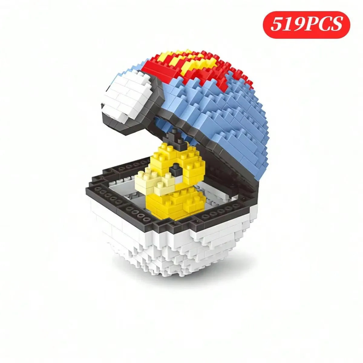 Pokemon Poke Ball Building Blocks – Pikachu Mini Brick Set Pokemon Poke Ball Building Blocks – Pikachu Mini Brick Set