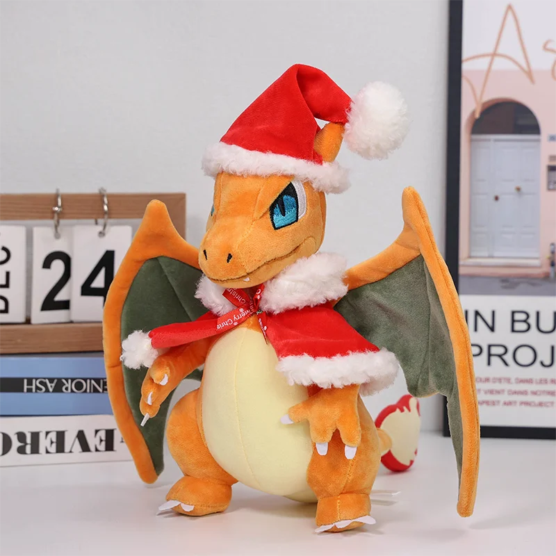 Pokemon Charizard Christmas Plush Stuffed Animal Toy Pokemon Charizard Christmas Plush Stuffed Animal Toy