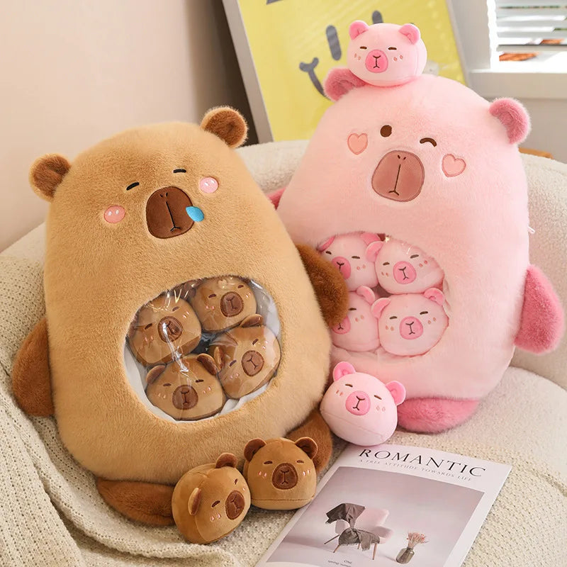 Capybara Plushies - 6 Pack Mini Dolls Plush Capybara Plushies - 6 Pack Mini Dolls Plush