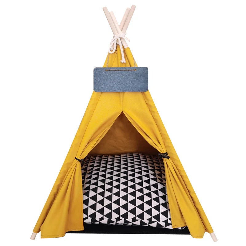 Pet Teepee Dog Bed Tent House 1