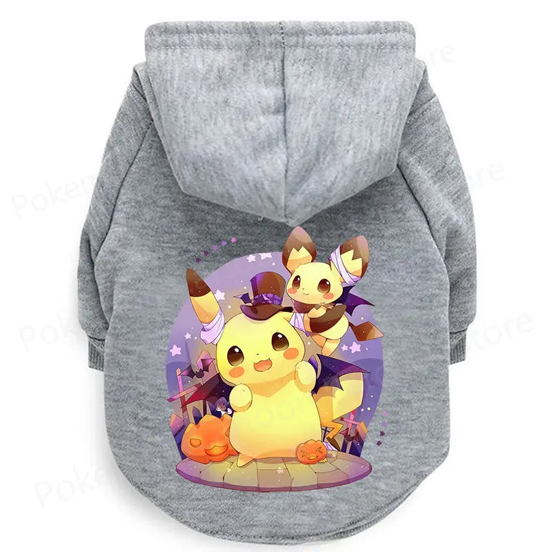 Pokemon Pikachu Dog Hoodies Pokemon Pikachu Dog Hoodies Furvenzy DGG684 S