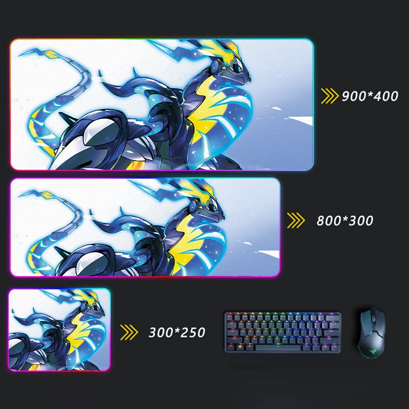 Pokemon Pikachu LED Mousepad Pokemon Pikachu LED Mousepad Furvenzy 8 350x250x30mm