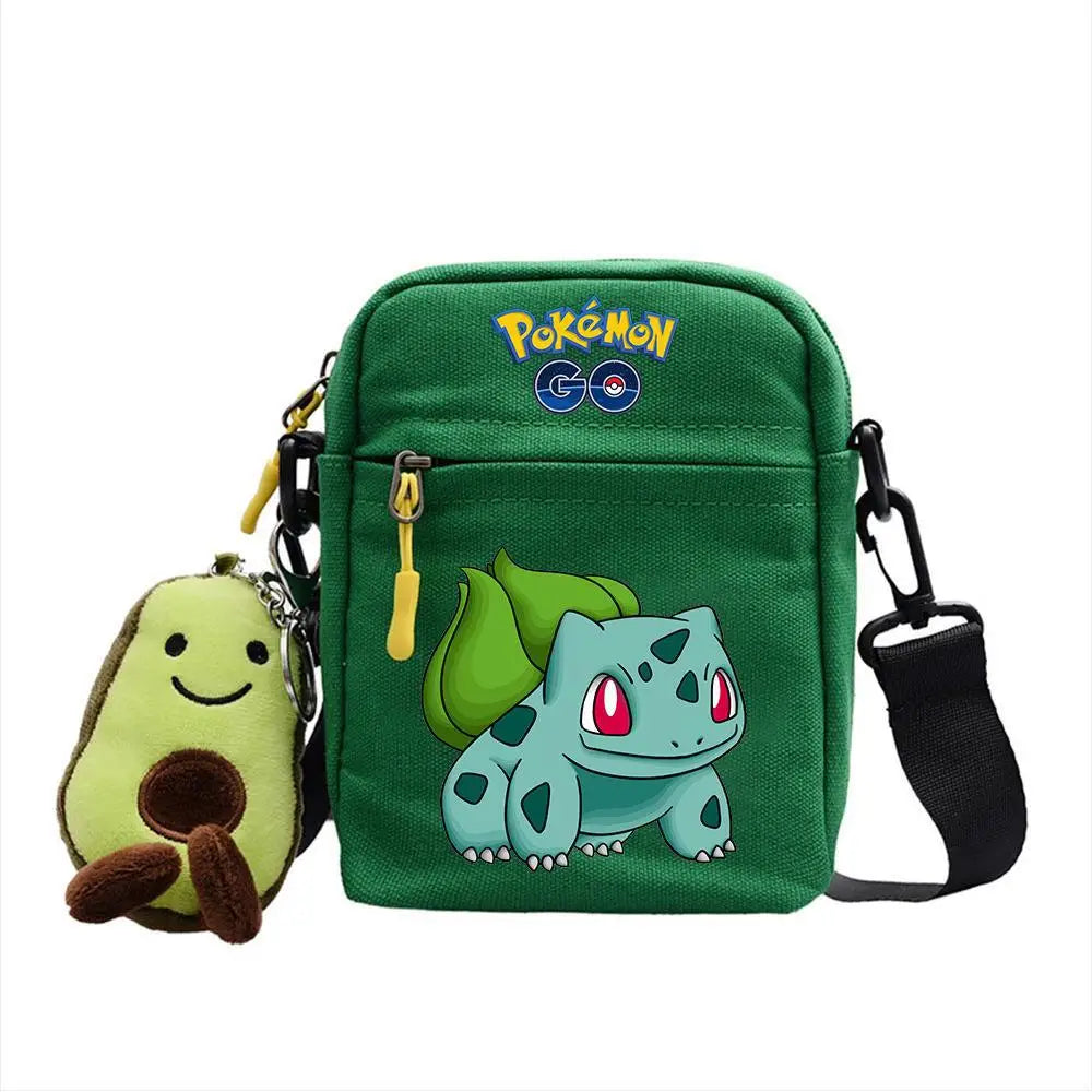 Pokemon Pikachu Canvas Crossbody Bag Pokemon Pikachu Canvas Crossbody Bag - Furvenzy