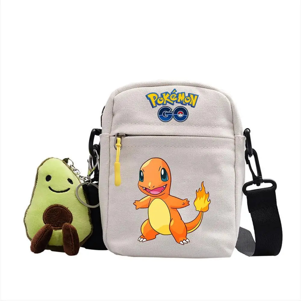 Pokemon Pikachu Canvas Crossbody Bag Pokemon Pikachu Canvas Crossbody Bag - Furvenzy