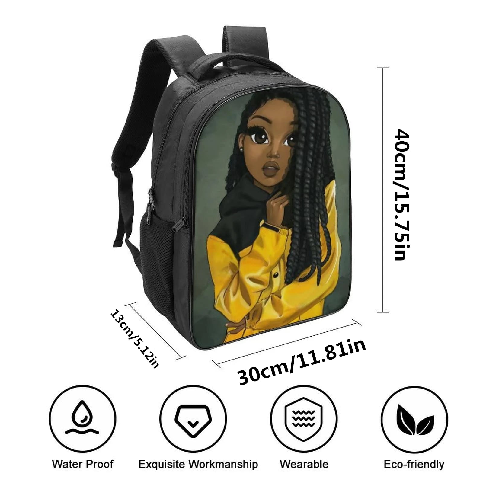 Axolotl Sea Otter Kids Backpack - Kids Toddler School Bag Axolotl Sea Otter Kids Backpack - Kids Toddler School Bag