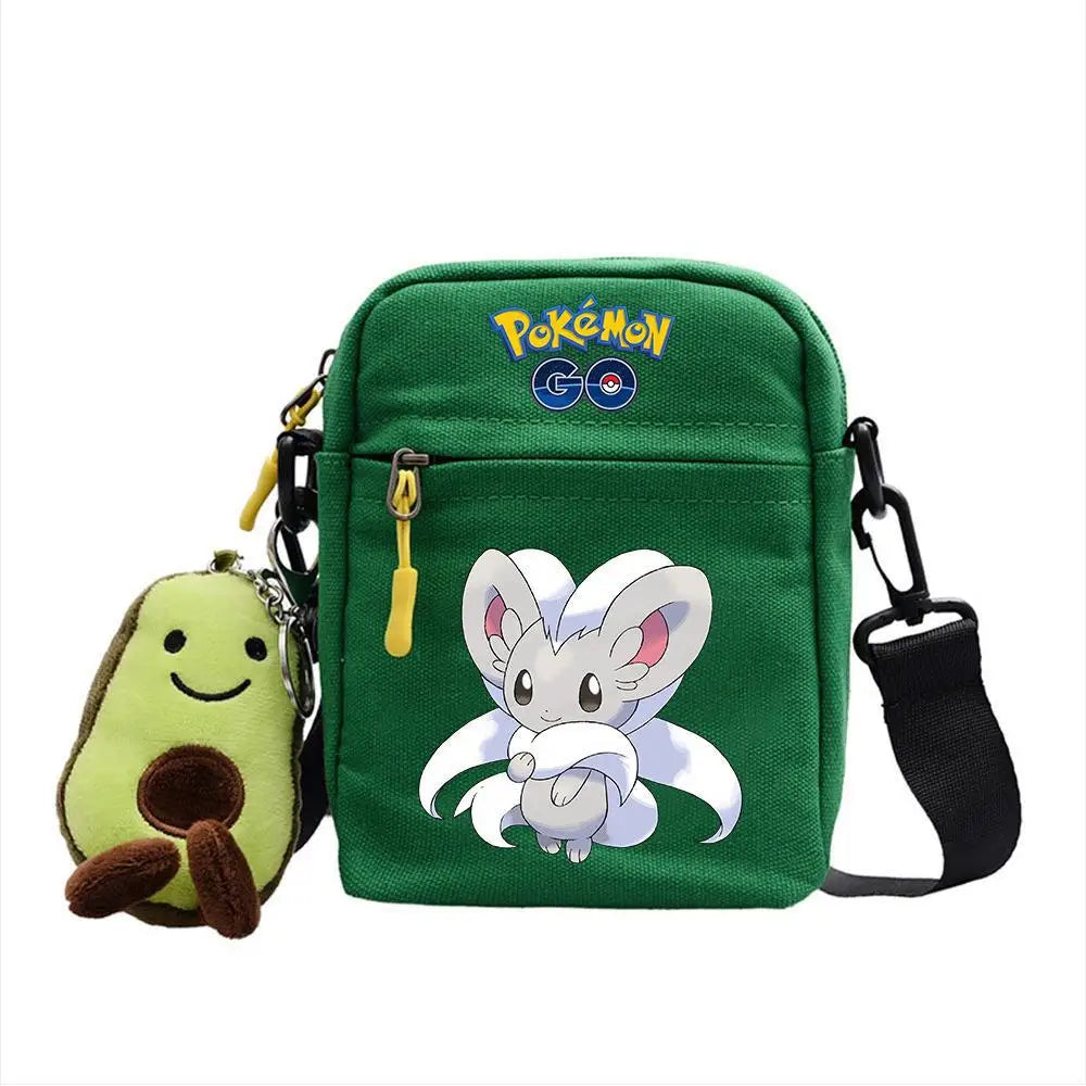 Pokemon Pikachu Canvas Crossbody Bag Pokemon Pikachu Canvas Crossbody Bag - Furvenzy
