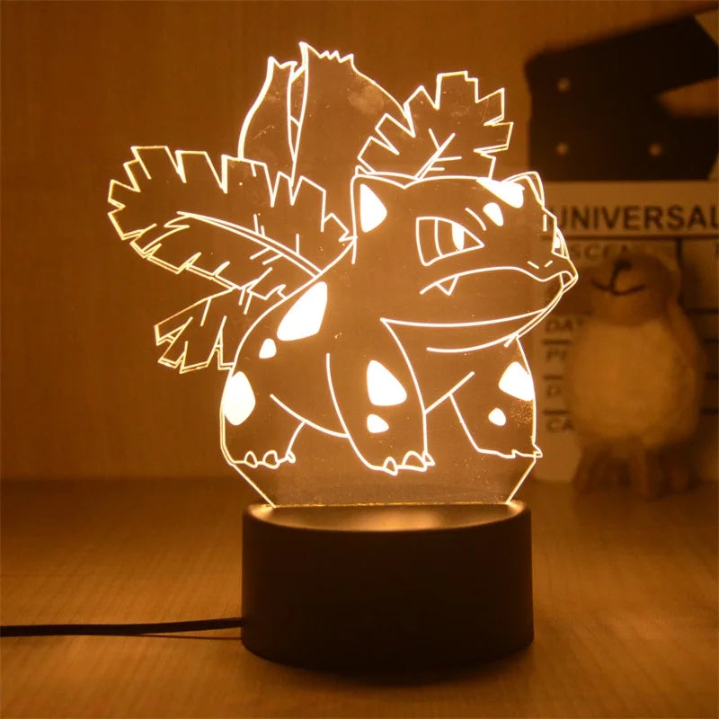 Pokemon Pikachu LED 3D Night Light Pokemon Pikachu LED 3D Night Light Furvenzy PK-024