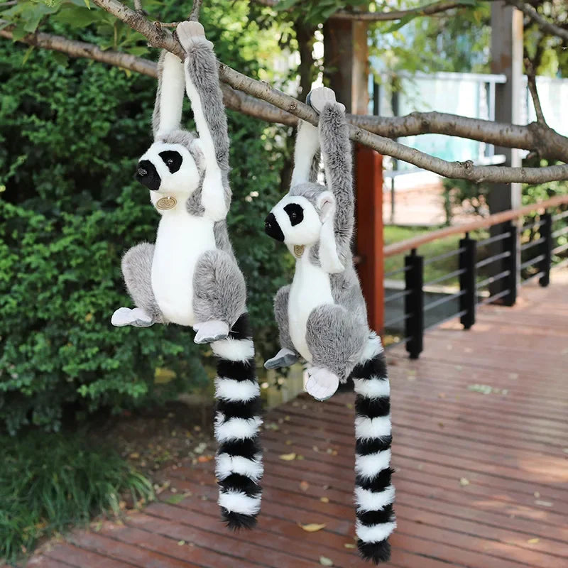 Realistic Lemur Plush Animal Toy 1