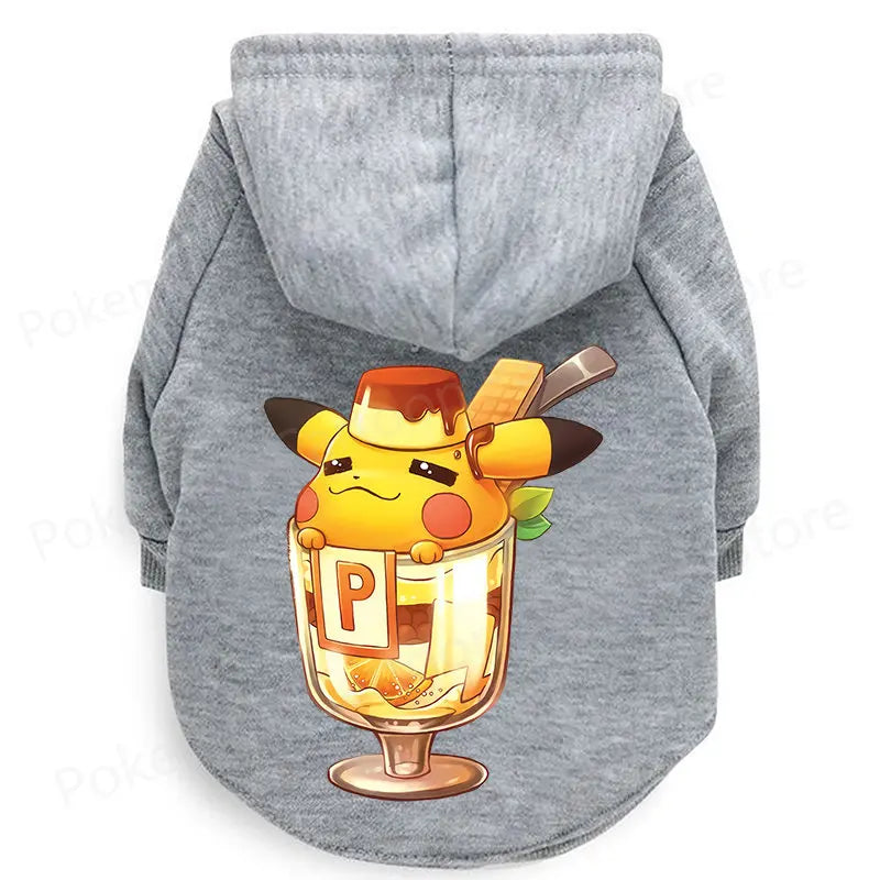 Pokemon Pikachu Dog Hoodies Pokemon Pikachu Dog Hoodies Furvenzy DGG677 S