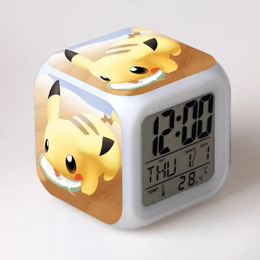 Pokemon Pikachu LED Alarms Clock Pokemon Pikachu LED Alarms Clock Furvenzy Model 8
