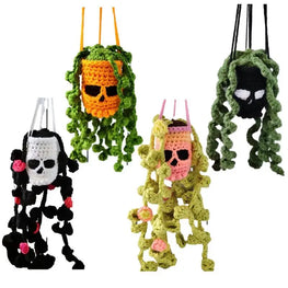 Halloween Crochet Succulents Spooky Basket Furvenzy