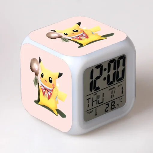 Pokemon Pikachu LED Alarms Clock Pokemon Pikachu LED Alarms Clock - Furvenzy